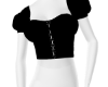 Black Puff Sleeve