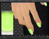 French Manicure Lime