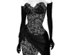 dress black evening/M