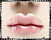 X.Pink Glitter Lips