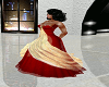 2022 Red/gold ball gown
