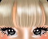 blonde bangs