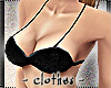 clothes - black bra top