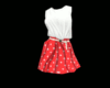 Cute Red Polka Dress