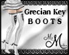 MM~ Grecian Key Boots