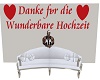 Hochzeits Schild