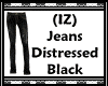 (IZ) Distressed Black