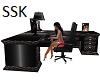 Black  Desk