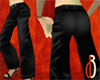 d3 Black Leather Pants
