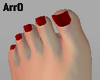 Realistic Red Feet