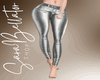 Silver Leather Pants RL