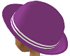 bowler hat purple