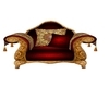 Regal Gold and red chair