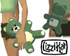 Green Cuddly Bear