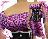 Pink Leopard Corset