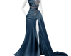 Blue Bridesmaid Gown