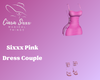 Sixxx Pink Dress Couple