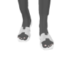 H Slippers White