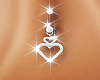 Icy Heart Navel Ring