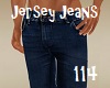 114 Jersey Jeans DrkBlue