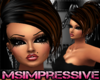 Brownish/Blk Classy Updo