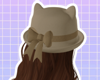 Cat Bowler Hat | Tan 1