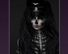 Scary Halloween Dark Soldier Black Leather