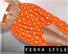 ~F~Summer Skirt Orange