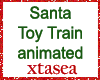 Santa Toy Train animated