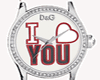 Watches D&G I Love