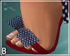 Patriotic Bow Heels