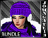 Winter Snow Purple BNDL