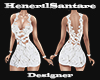 HS-White Aleh Dress