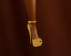 glitter gold heels