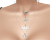 Necklace 4 pendants Anto