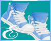 BLUE SNEAKERS WHITE