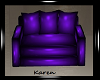Purple Leather Couch