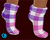 Pink Purple Sock Plaid F