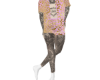 *Gold/Pink LeopardSet M
