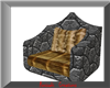 Medieval Stone&Fur Chair