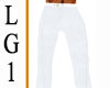 LG1 White Tux Pants