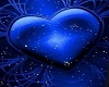 Blue Heart pic, framed