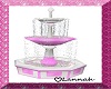 Pink water fountain