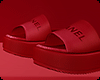 Cha'nel Red Slides