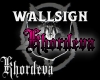 ♥K Wallsign Khordeva