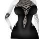 Black dress with tatts