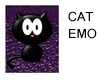 Emo cat purple