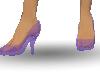 Purple chrystal shoes