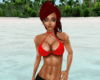 Red bikini top/bra