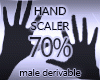 Hand scaler 70 male
